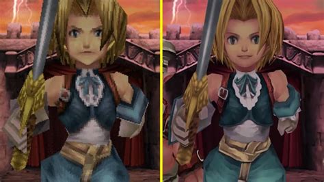 Final Fantasy IX PS1 vs PS4 Graphics Comparison - YouTube