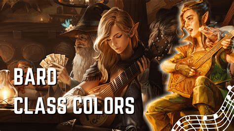 Bard Class Color Guide For D&D and Beyond