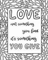 Love Quotes Coloring Pages At GetColoringscom  Free Printable sketch template