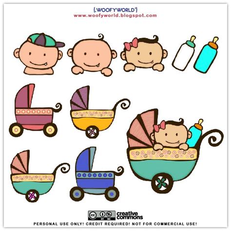 Woofy World: Baby day Out Clip Arts