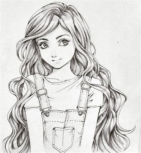 Cute Anime Girl Drawing Ideas - MAXIPX