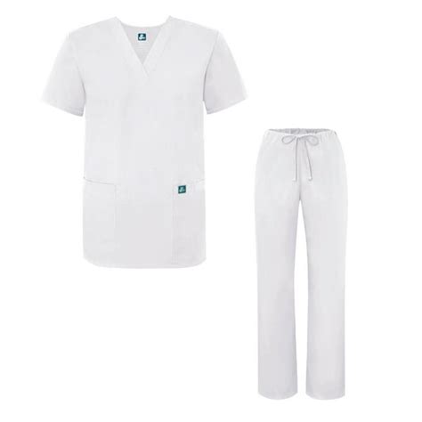 Adar - Adar Universal Medical Scrubs Set Medical Uniforms - Unisex Fit ...