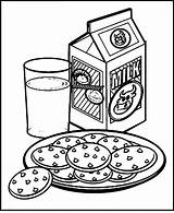 Cookies Coloring Page sketch template