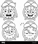 Digital Clock Coloring Pages sketch template