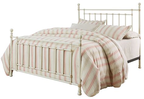 Bennington White Queen Metal Bed from Standard Furniture | Coleman Furniture