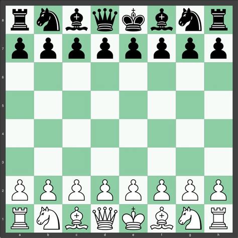 Blank Chess Board Layout