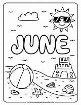 June Coloring Pages 5 Free Printable PDF To Print  Easy sketch template