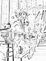 Coloring Pages  Santa Cruz Beach Boardwalk Amusement Park sketch template