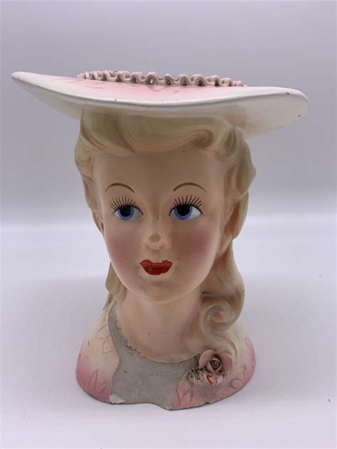 Decorative Head Vases Vases for sale | eBay | Head vase, Ivory outfit, Outfits with hats