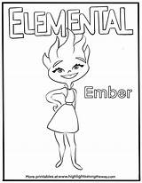 Printable coloring Pages Elemental Pixar Disney Ember And Wade Stitch  sketch template