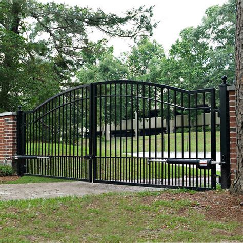 14’ Cascade Dual Swing Steel Driveway Gate – Virginina Gate