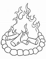Normal Bonfire Coloring Page  Free Printable Pages For Kids sketch template