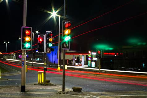 Free Images : road, car, night, city, urban, travel, motion, transportation, sign, evening ...