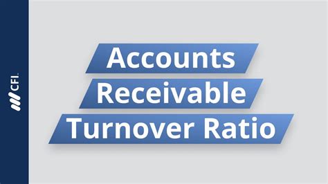 Accounts Receivable Turnover Ratio - YouTube