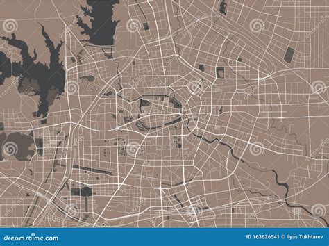 Hefei China City Map In Retro Style In Golden Color. Outline Map Cartoon Vector | CartoonDealer ...