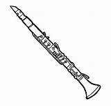 Coloring Para Clarinete Colorear Musicales Instrumentos Music Dibujos  sketch template