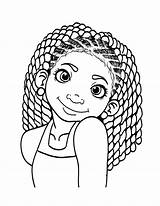 African Black Girl Coloring Pages  Free Printable sketch template