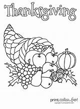 Free Printable Cornucopia Coloring Pages  Coloring Home sketch template