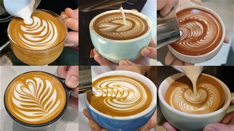 Amazing Latte Art Tutorials and Tricks March 2021 - YouTube