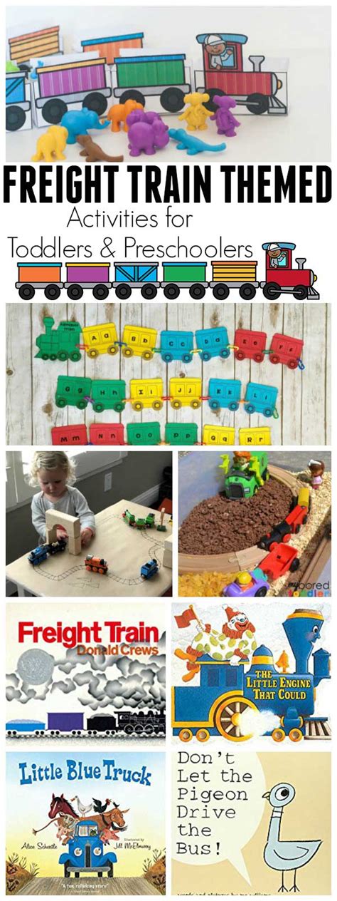 Freight Train Activities and Crafts for Toddlers and Preschoolers