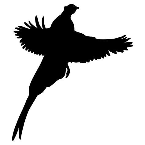 Pheasant Silhouette Decal