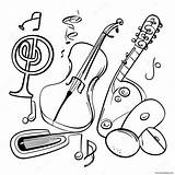 Kindergarten Music Instruments Coloring Page 13160 10335 sketch template