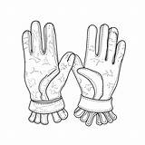 Mittens coloring Page – Coloring Corner sketch template