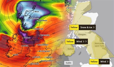 Met Office warning: Britain to be lashed by 60mph winds as UK covered in alerts | Weather | News ...