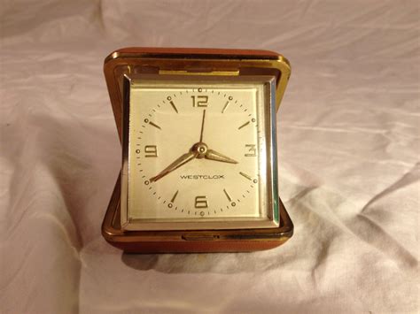 Vintage Westclox Travel Alarm Clock by Retrologik on Etsy