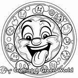 Silly Faces Coloring Pages  Free & Printable sketch template