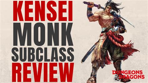 Kensei Monk - D&D 5e Subclass Series - YouTube