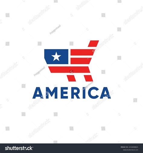 Usa Flag America Logo Made Usa Stock Vector (Royalty Free) 2210448621 | Shutterstock