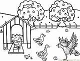 Farms Coloring Pages  Learny Kids sketch template