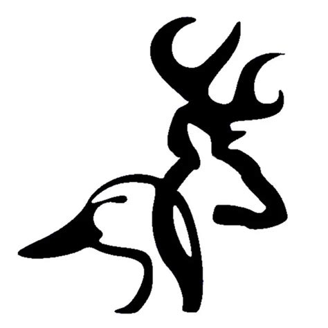 12*13.5CM Browning Deer Duck Car Sticker Cartoon Personalized Car ...