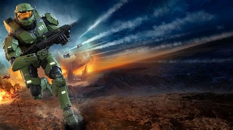 ArtStation - Halo 3 Wallpaper with Infinite Master Chief