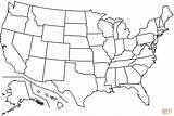 Outline Map Of US states coloring Page  Free Printable Coloring Pages sketch template