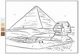 Egyptian Pyramid Coloring Pages 2025 sketch template