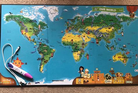 Leapfrog LeapReader, Interactive World Map and Books | in Oxford, Oxfordshire | Gumtree