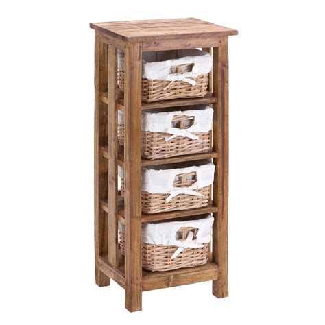 Wicker Linen Cabinet - Foter