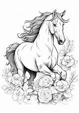 Pin By Alba Acosta On Boredpanda  Horse coloring Books sketch template