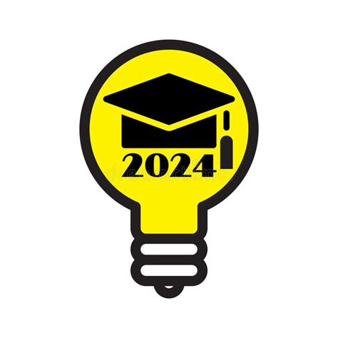 Graduation 2024 stock vector. Illustration of card, icon - 309429358
