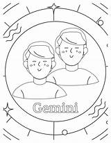 Gemini Coloring Pages Explore And Color sketch template