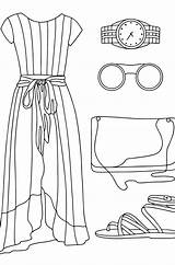 Fashion & Style coloring Pages For Adults  Online Or Printable sketch template