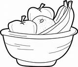 Printable Bowl Of Fruit Coloring Page For Kids – SupplyMe sketch template