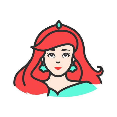 Ariel, disney princess, little mermaid, princess icon - Free download