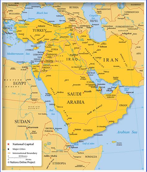 Map Of Middle East Countries – Map Of The World