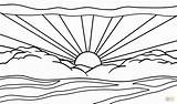 Sunrise Coloring Page At GetColoringscom  Free printable Colorings sketch template