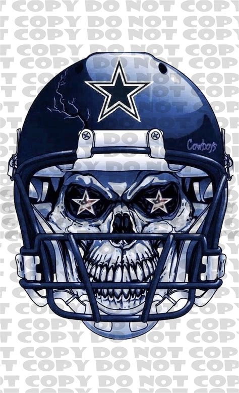 Dallas Cowboys halloween sublimation skull image PNG download | Etsy