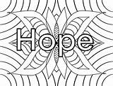 Adult Hope Coloring Pages sketch template