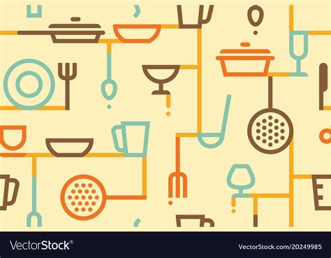 Cooking background Royalty Free Vector Image - VectorStock